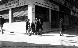 Oran - Saint-Pierre - Rue Arago et Rue Ferdinand de Lesseps - 1954